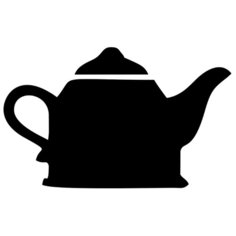 Наклейка Melcom Уютный чайник 01, меловая