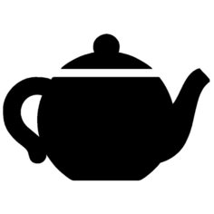 Наклейка Melcom Уютный чайник 03, меловая