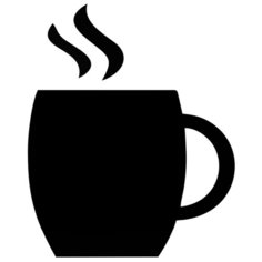 Наклейка Melcom Чашка Кофе 03, меловая