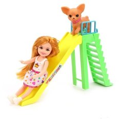 Кукла Наша игрушка Салли Прогулка 14 см 7735-C6