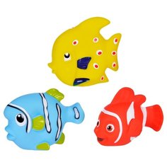 Набор для ванной Жирафики Морские рыбки (68860) желтый/красный/голубой
