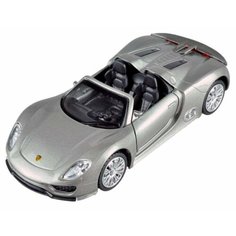 Легковой автомобиль Пламенный мотор Porsche 918 Spyder (870146) 14 см серебристый