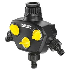 Распределитель 3-х канальный G1, G3/4 для систем полива (2.645-200.0) KARCHER