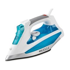 Утюг Kelli KL-1628 голубой/белый/серый