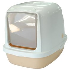 Туалет-домик для кошек Homecat 3519974/3519967/3519967_зеленый/3519950/3519943 53х39х48 см бежевый 1 шт.
