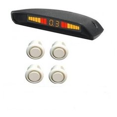 Задние парктроники, монитор PARKMASTER 4-FJ-40 белый