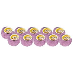 Пряжа Adelia Claire, 50 % шерсть, 50 % акрил, 50 г, 138 м, 10 шт., №208 сиреневый