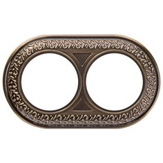 Рамка 2п Werkel WL70-Frame-02, бронзовый