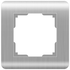 Рамка 1п Werkel WL12-Frame-01, серебристый