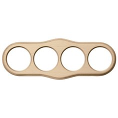 Рамка 4п Werkel WL20-frame-04, светлый бук