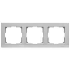 Рамка 3п Werkel WL04-Frame-03, серебристый
