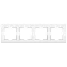 Рамка 4п Werkel WL05-Frame-04, белый
