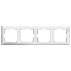 Рамка 4п Werkel WL14-Frame-04, белый