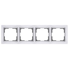 Рамка 4п Werkel WL03-Frame-04, белый
