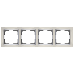 Рамка 4п Werkel WL03-Frame-04, слоновая кость