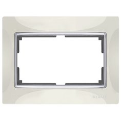 Рамка 1п Werkel WL03-Frame-01-DBL, слоновая кость