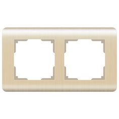 Рамка 2п Werkel WL12-Frame-02, шампань