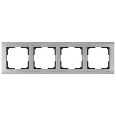 Рамка 4п Werkel WL02-Frame-04, никель