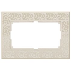 Рамка 1п Werkel WL05-Frame-01-DBL, слоновая кость