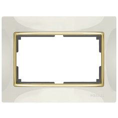 Рамка 1п Werkel WL03-Frame-01-DBL, слоновая кость