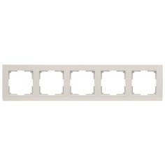 Рамка 5п Werkel WL04-Frame-05, слоновая кость