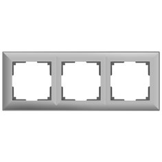 Рамка 3п Werkel WL14-Frame-03, серебристый