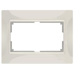 Рамка 1п Werkel WL03-Frame-01-DBL, слоновая кость