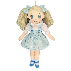 Мягкая игрушка ABtoys Кукла в сарафане в цветочек 30 см
