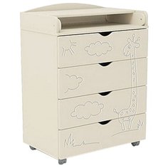 Пеленальный комод SWEET BABY Venerdi Жираф слоновая кость