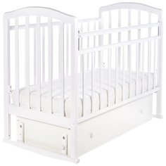 Кроватка SWEET BABY Luciano (качалка), на полозьях белый