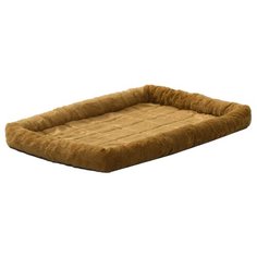 Лежак для собак и кошек Midwest QuietTime Faux Fur Deluxe Bolster 107х66 см cinnamon