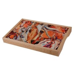 Поднос GiftnHome TR (дуб) фантазии о лошадях