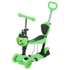 Самокат-беговел N.Ergo Т59980С 5 в 1 зеленый