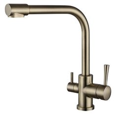 Смеситель для кухни (мойки) KAISER Merkur 26044-3 Bronze двухрычажный бронза