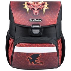Herlitz Ранец Loop Dragon, черный/красный