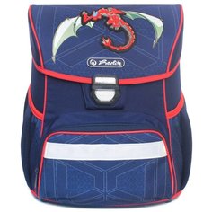 Herlitz Ранец Loop Red Robo Dragon, синий/красный
