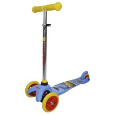 Кикборд 1 TOY Т11419 "Disney Тачки" (2018) голубой/желтый