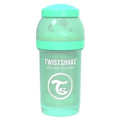 Twistshake Бутылочка антиколиковая 180 мл с рождения, Pastel Green