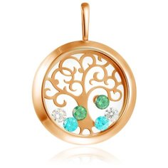 Бронницкий Ювелир Подвеска из красного золота Д0268-035074