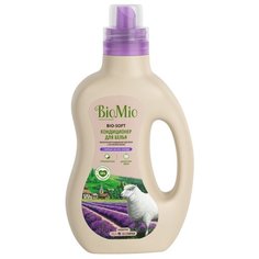 Кондиционер для белья BIO-SOFT с эфирным маслом лаванды и экстрактом хлопка BioMio 1 л флакон