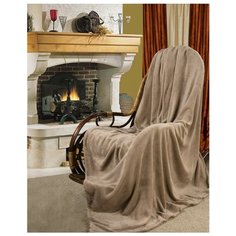 Покрывало Guten Morgen Кофе, 200 х 220 см, коричневый