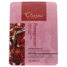 Elujai Pomegranate Essence Sebum Controller Active Mask тканевая маска с экстрактом граната, 23 г