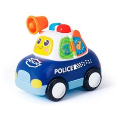 Развивающая игрушка Hola Полицейская машина 6108 синий/белый/голубой