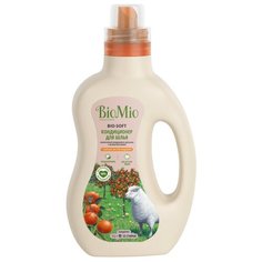 Кондиционер для белья BIO-SOFT с эфирным маслом мандарина и экстрактом хлопка BioMio 1 л флакон