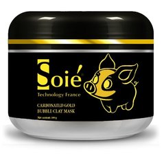 SOIE Нежно-золотая очищающая пузырьковая маска Carbonated Gold Bubble Clay Mask, 100 мл