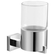 Стакан для зубных щеток IDDIS Corot L203 хром/прозрачный