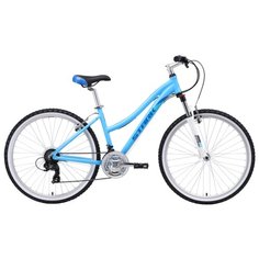 Горный (MTB) велосипед STARK Luna 26.2 V (2019) голубой/бирюзовый 14.5" (требует финальной сборки)