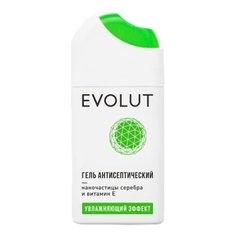 Гель для рук Evolut антисептический с наночастицами серебра и витамином E (бок.спрей) 20 мл