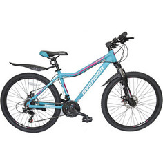 Велосипед AVENGER 26 A265DW, зеленый/фиолетовый, 16(2020)