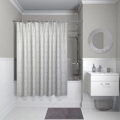 Штора для ванной IDDIS Decor 180x200, серая (D02P218i11)